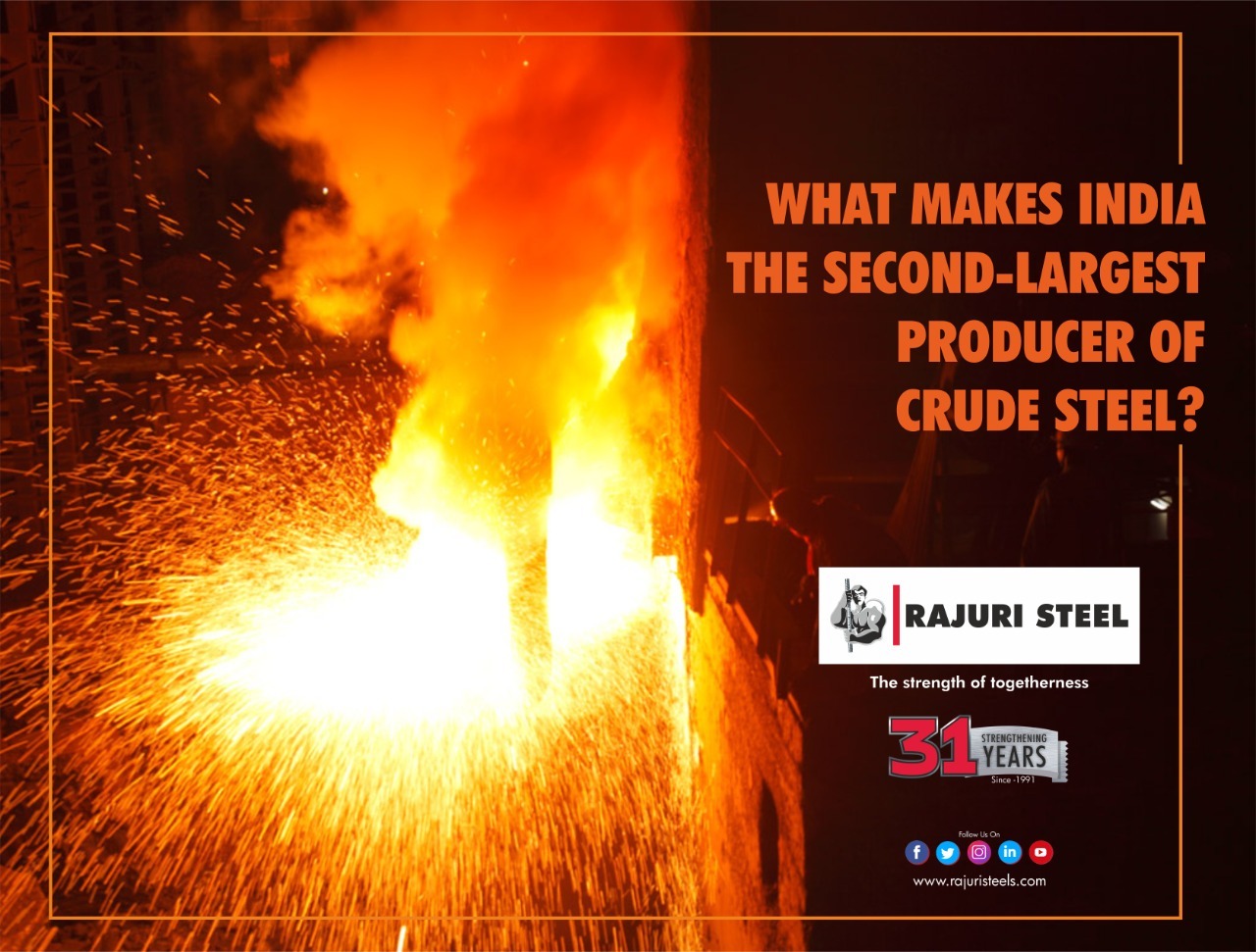 India - second largest steel producer