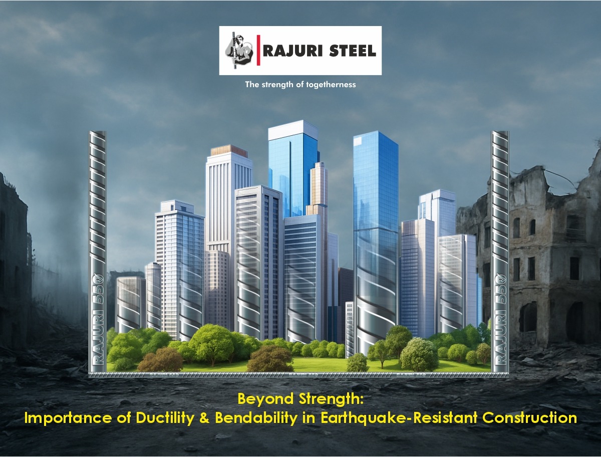 Ductility and bendability in earthquake-resistant construction.