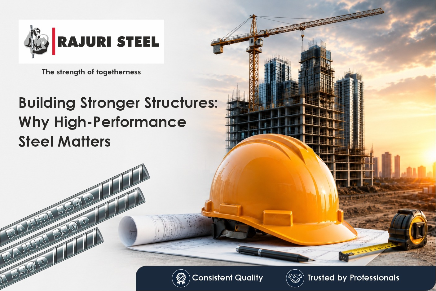 High-performance steel for stronger construction